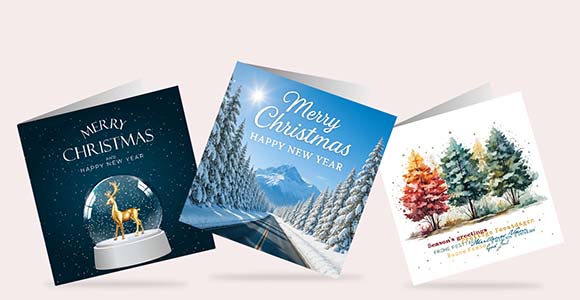 De grootste collectie zakelijke kerstkaarten op stijl van Nederland