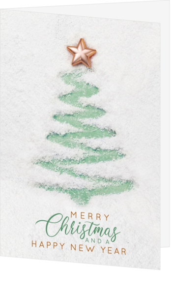 Kerstboom - kerstkaart 23064