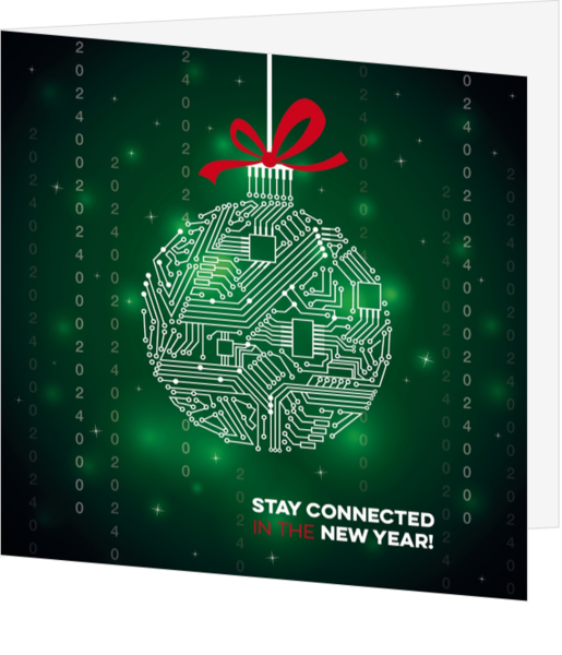 Mix & Match Kerstkaart - Stay connected in the New Year!