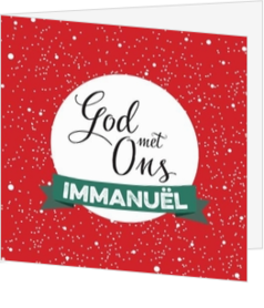 God met ons Immanuel