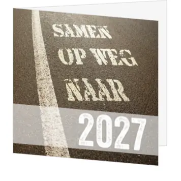 kerstkaart samen op weg naar 2027