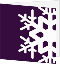 Kerstkaarten met sneeuwkristallen - kerstkaart OTTIK-016