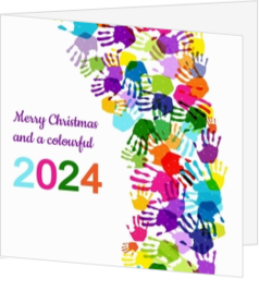 Kerstkaarten met Kinderen thema - kerstkaart LCC214-J3