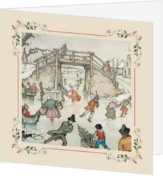 Kerstkaarten met Winter thema - kerstkaart LC1092-02