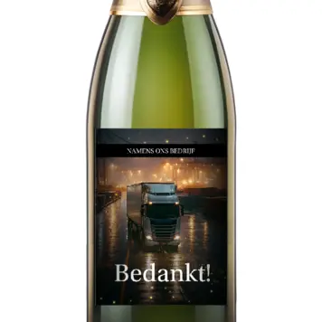 kerstkaart transport bedankt