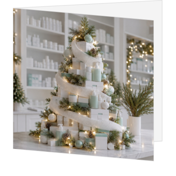 Zakelijke kerstkaart voor apotheek en zorg