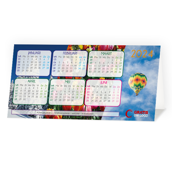 Kalender met 4 seizoenen