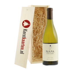 Wijnkist met fles witte wijn - Napa Cellars Napa Valley Chardonnay 2020
