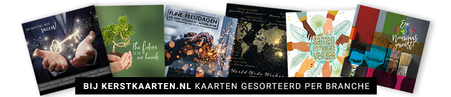 Bekijk onze zakelijke kerstkaarten op branche. De mooiste kerstkaarten voor elk bedrijf