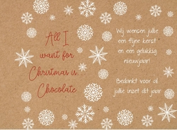 Tony chocolonely – All I want for christmas is chocolate